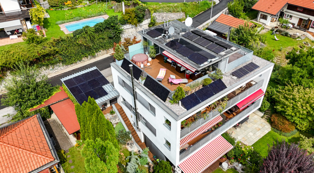 PV-Anlage auf Wohnhaus